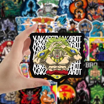 

New 100Pcs Japanese Animation Dragon Ball Sticker Goku For Skateboard Guitar DIY Home Decoration Luggage Laptop