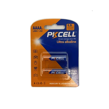 

2PCS AAAA Battery PKCELL 1.5V LR61 AM6 Alkaline Battery MN2500 E96 4A Dry Primary Battery