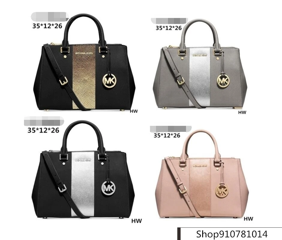 Роскошные Дизайнерские брендовые сумки тоуты Michael kors MK на плечо для женщин сумка