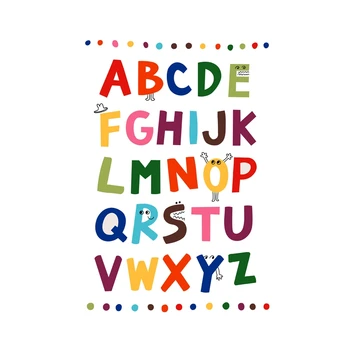 

26 English Color Alphabet Floor Mats Game Carpet Floor Mats Non-Slip Crawling Mat Home Decoration