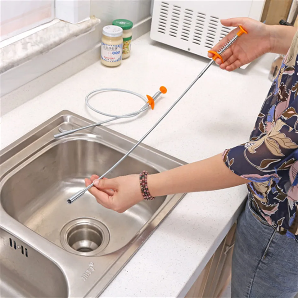 Грабер для чистки раковины от волос