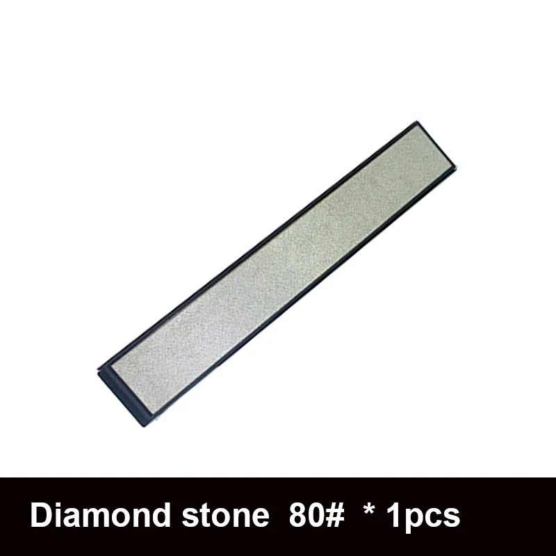 80 grit 3000# зернистость KME точилка для ножей фиксированный угол точилка для ножей точильный камень Алмазный точильный камень масляный камень хонинговые камни - Цвет: 80 grit