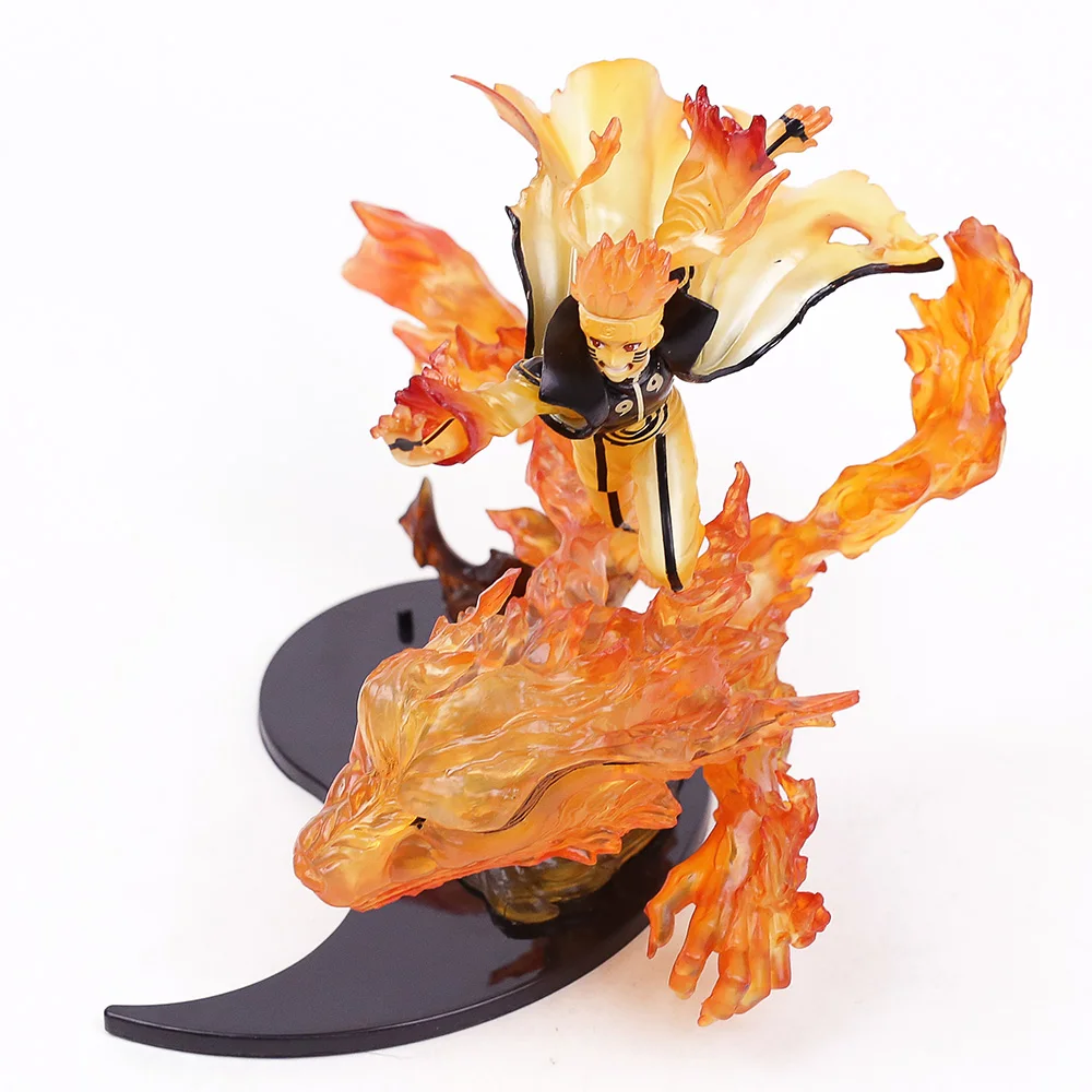 Наруто Shippuden отношение Kurama кьюби Наруто Узумаки ПВХ фигурка Коллекционная модель игрушки