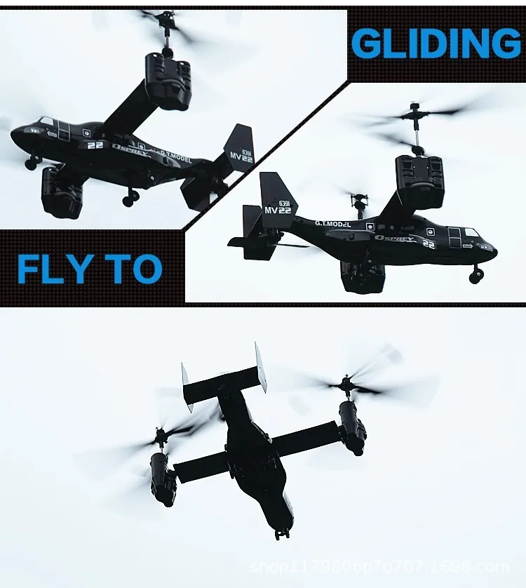 Osprey вертолет MV-22 с дистанционным управлением самолет США военный самолет военная модель истребитель транспорт беспилотный летательный аппарат Vehi