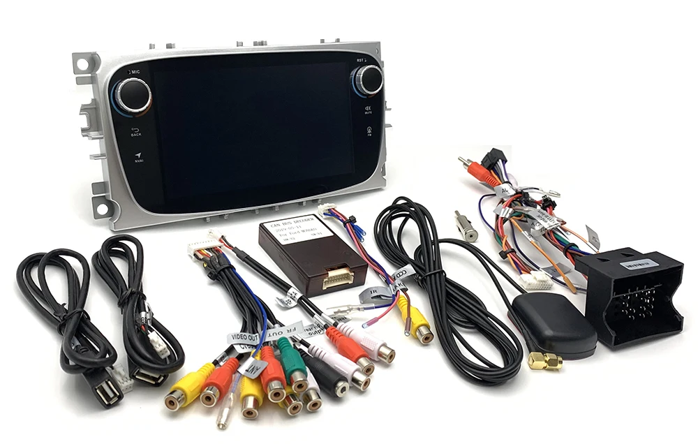 Sale IPS Android 9.0 Car Radio Multimedia Player GPS Navi For Ford For Focus2 Mondeo Galaxy Wifi Audio Radio Stereo Head Unit Free C 11