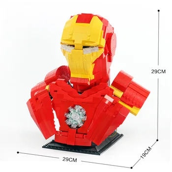 

MOC LZ19303 building blocks hero man bust miracle Avengers Endgame Hulk DIY building blocks children's toys children boys gifts