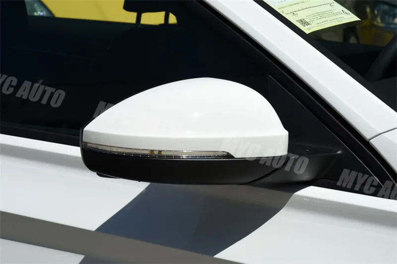 Зеркальная Крышка для Volkswagen VW Sagitar+ Замена Стиль углеродного волокна вид зеркала заднего вида