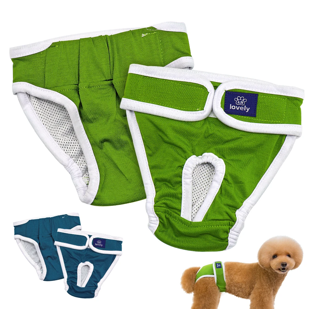 

Female Dog Pants Washable Pet Diapers Shorts Soft Girl Dog Puppy Pants Pets Underwear Physiological Dogs Sanitary Panties