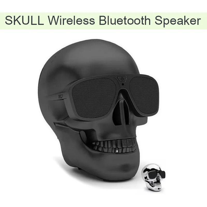 skull wireless bluetooth speaker