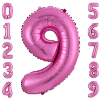 30 inch number balloon 1 2 3 4 5 6 7 8 Number Digit Helium foil Ballons Baby Shower Birthday Party Wedding Decor Balls Supplies - Image 3
