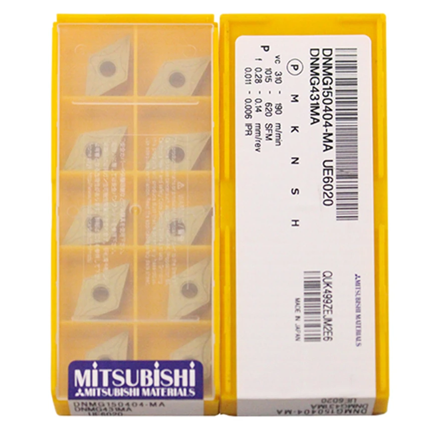 MITSUBISHI DNMG150404-MA UE6020/DNMG150408-MA UE6020 CNC токарные карбидные режущие пластины для фрезы стали, нержавеющей стали