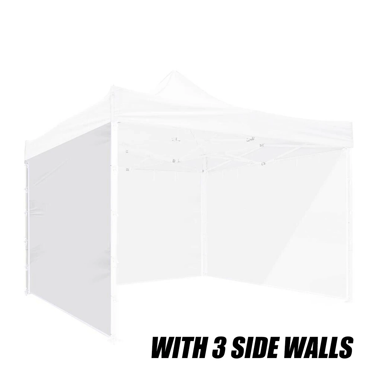 white 1 side wall 3x3 м Ткань Оксфорд вечерние палатка один боковины Водонепроницаемый сад внутренний дворик козырек от солнца стены Зонт брезентовое укрытие боковины Зонт красного цвета - Цвет: white 1 side wall