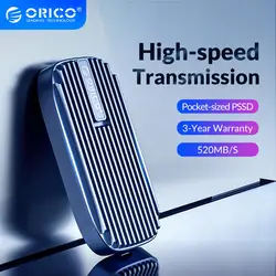 ORICO – Mini disque dur SSD Portable, USB type c, M.2, SATA NGFF, capacité de 480 go, 240 go, 520 mo/s 