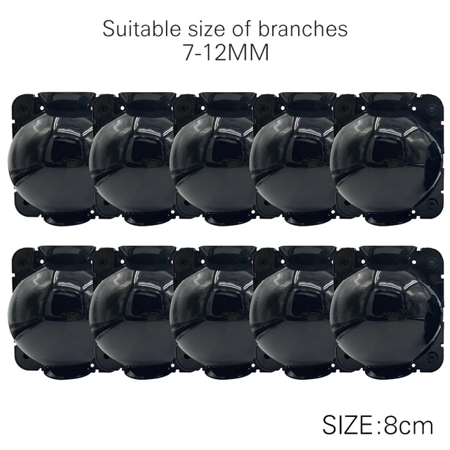 8cm Black 10pcs