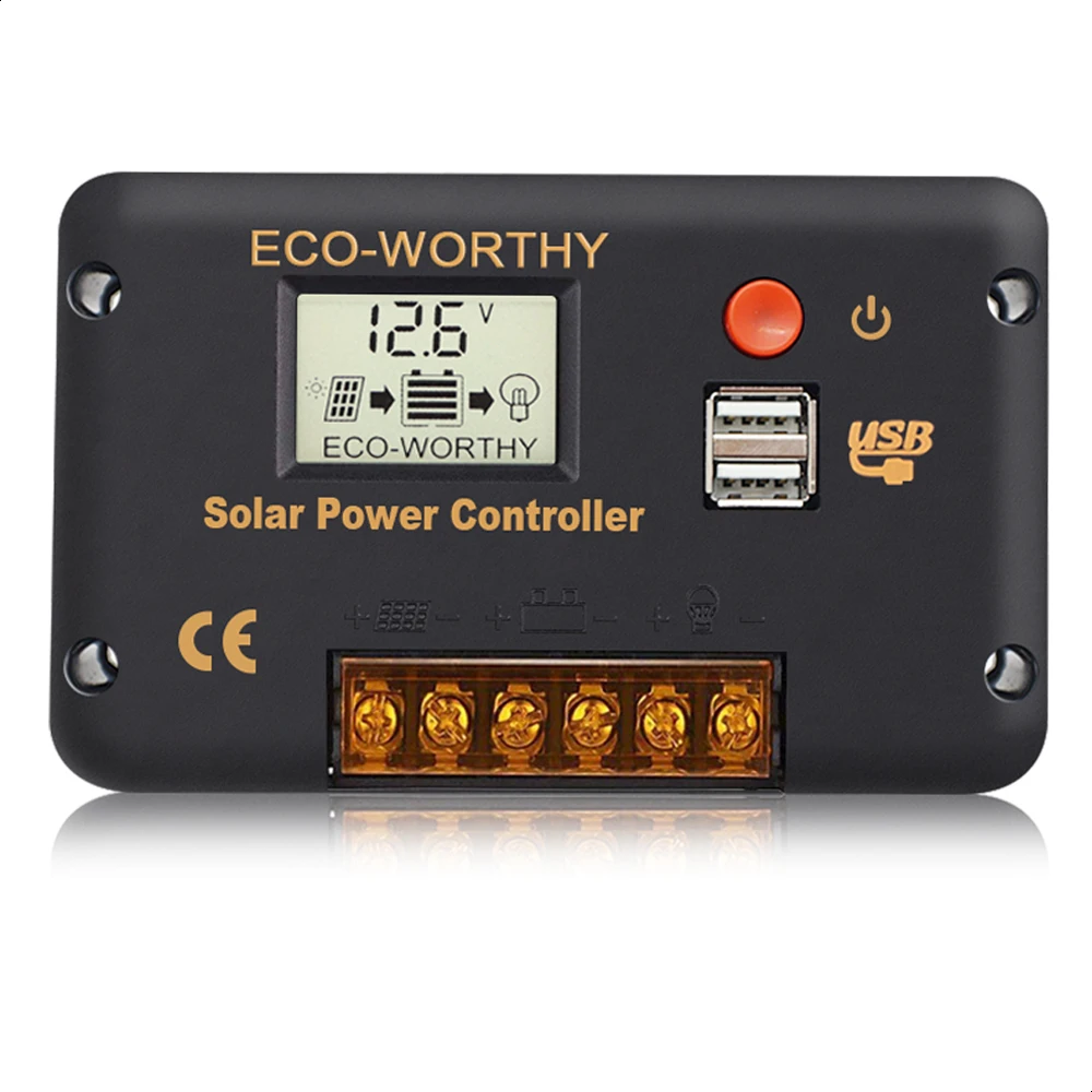 ECO WORTHY 100 Вт 200 Гибкая панель солнечных батарей и 20А модуль солнечного контроллера