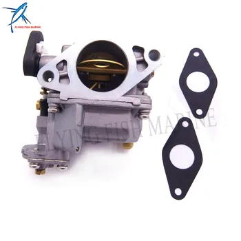 

Carburetor 66N-14301-00 and 66M-13646-00 Gaskets (2 pcs)for Yamaha 4-stroke F9.9CE F9.9C F9.9CMH Boat Engine