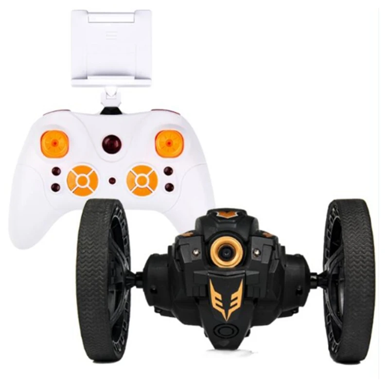 

RC Jumping Bounce Car 2.4G Jumping Car with Wireless WIFI Camera 2.0Mp Flexible Wheels Rotation LED Night Light RC Robot Car