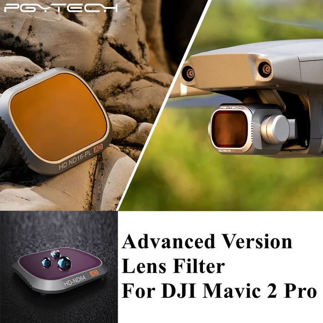 $69.07  PGYTECH Advanced Mavic 2 Pro Filter Set Camera Lens Filters Kit UV CPL ND4 ND8/16/32/64-PL for DJI 