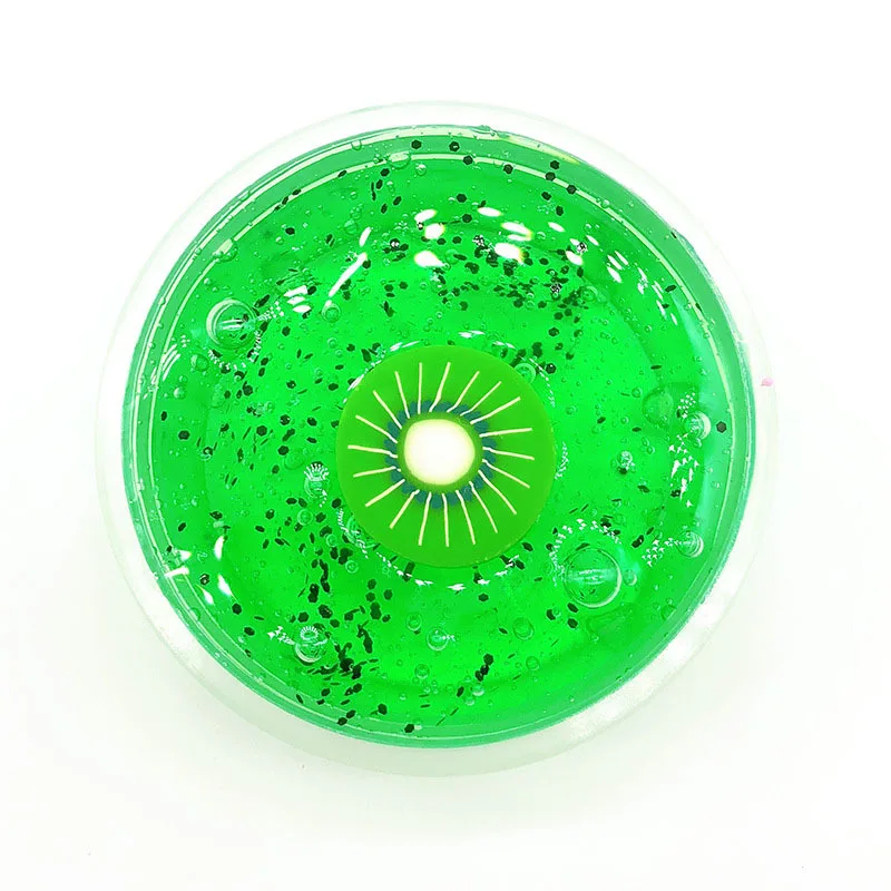 Afdswg Sticky Squishy Slime Crystal Mud Glaseado Lake Transparent Mud Decompression Toy Squishy's Squishies Toy Extrusion - Цвет: 60ml Green