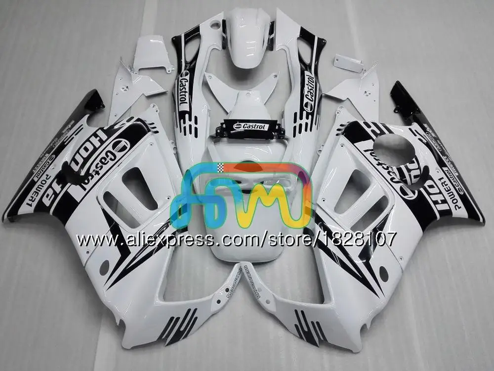 No. 33 Корпус+ майка для HONDA CBR 600F2 600 F2 FS CBR600FS 1BS. 13 CBR600 F2 CBR600F2 91 92 93 Repsol БЕЛЫЙ 94 1991 1992 1993 1994 обтекатель - Цвет: No. 33