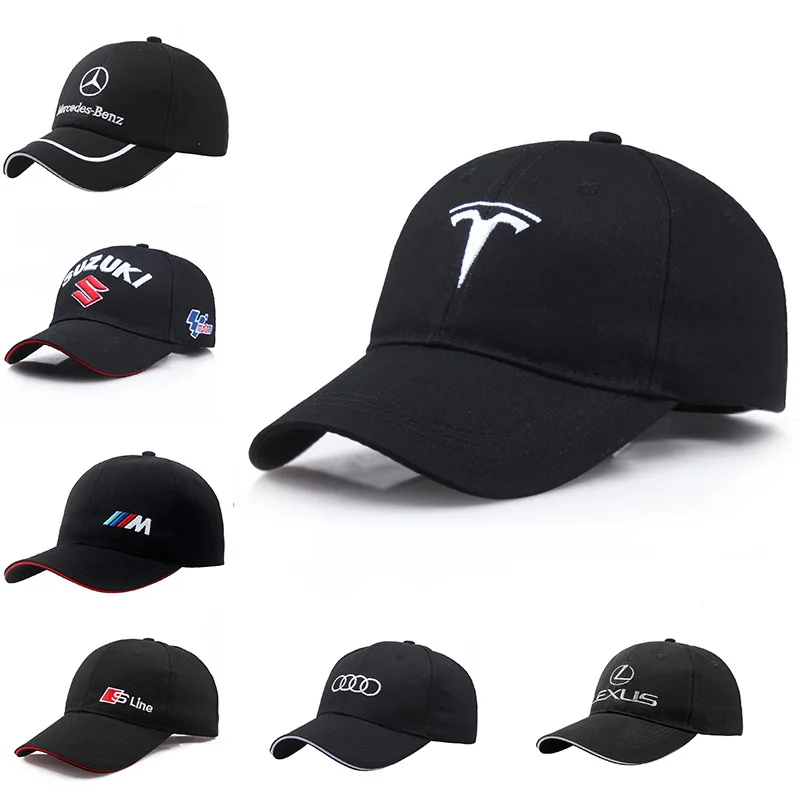 Бейсбольная кепка с логотипом автомобиля для мужчин и женщин, кепка для спорта на открытом воздухе, Высококачественная хлопковая кепка, Регулируемая Кепка, кепка для авто 4S магазина