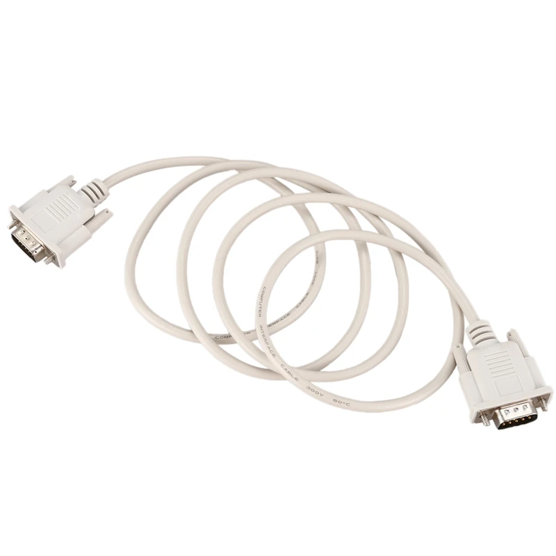 1 4 м RS232 DB9 9 Pin папа к VGA видео 15 Мужской адаптер кабель светло серый|Соединители| |