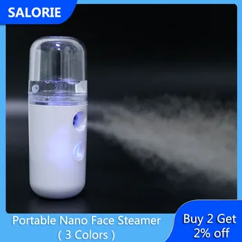 

Mini Nanometer Spray Hydrator Face Steaming Handheld Humidifier Alcohol Disinfection Steam Mist Nebulizer Beauty Disinfector