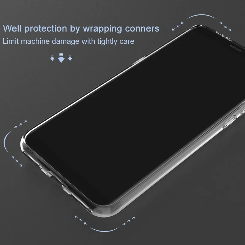 Imak простой прозрачный ТПУ чехол для Oneplus 7T Pro Мягкий силиконовый чехол задняя крышка 1,3 мм защита от толщины