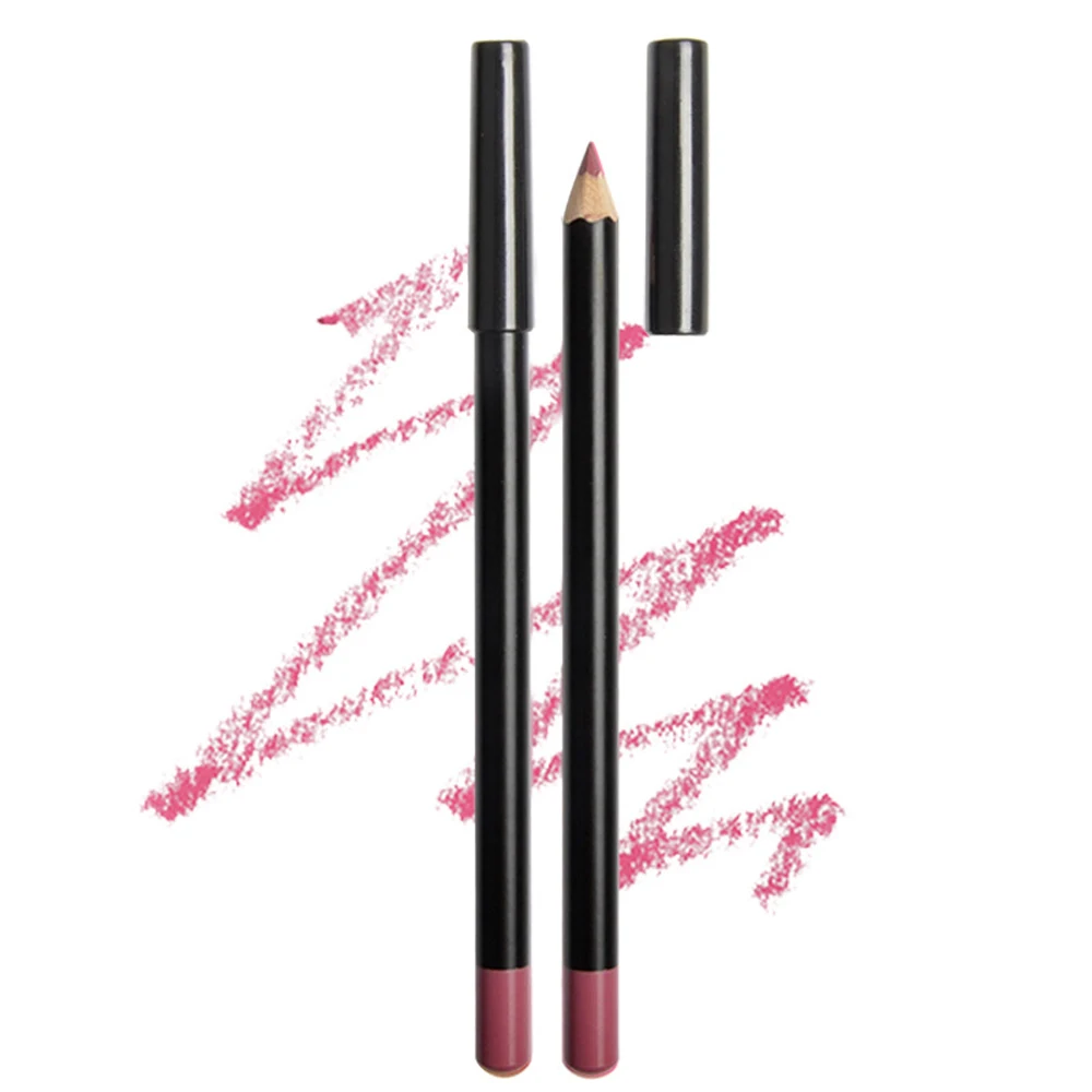 Private Label 12 Colors Matte brown Lip Liner Best Waterproof Lipstick Pen Pencil Wholesale Custom No Brand