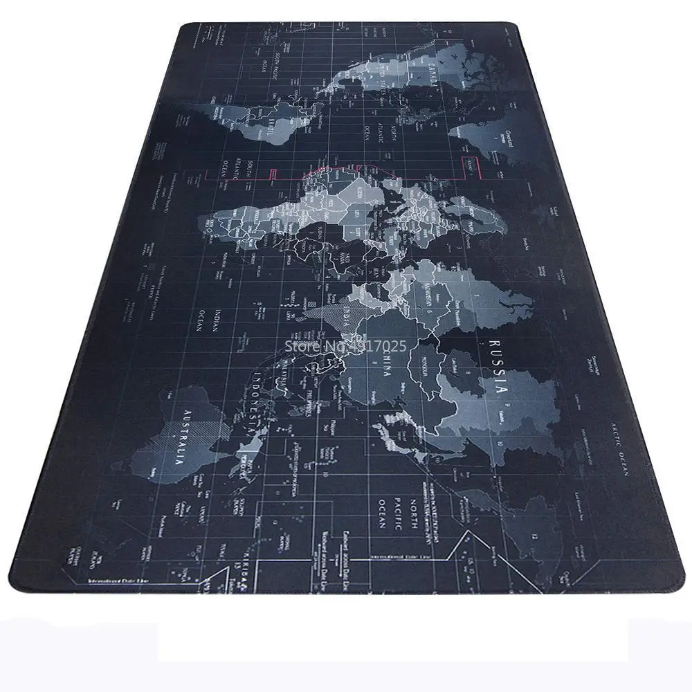 

Computer Mouse Mat Office Desk Keyboard Mouse Pad Gaming pad high quality Mouse Pad extended non-slip Large world map rubber pad