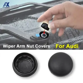 2 Pcs Front Windshield Wiper Arm Nut Bolt Cover Cap For Audi A1 A2 A3 B5 B6 B7  A8 A3 A5 A7 TT R8 RS3 RS5 OE# 1J0955205A 1