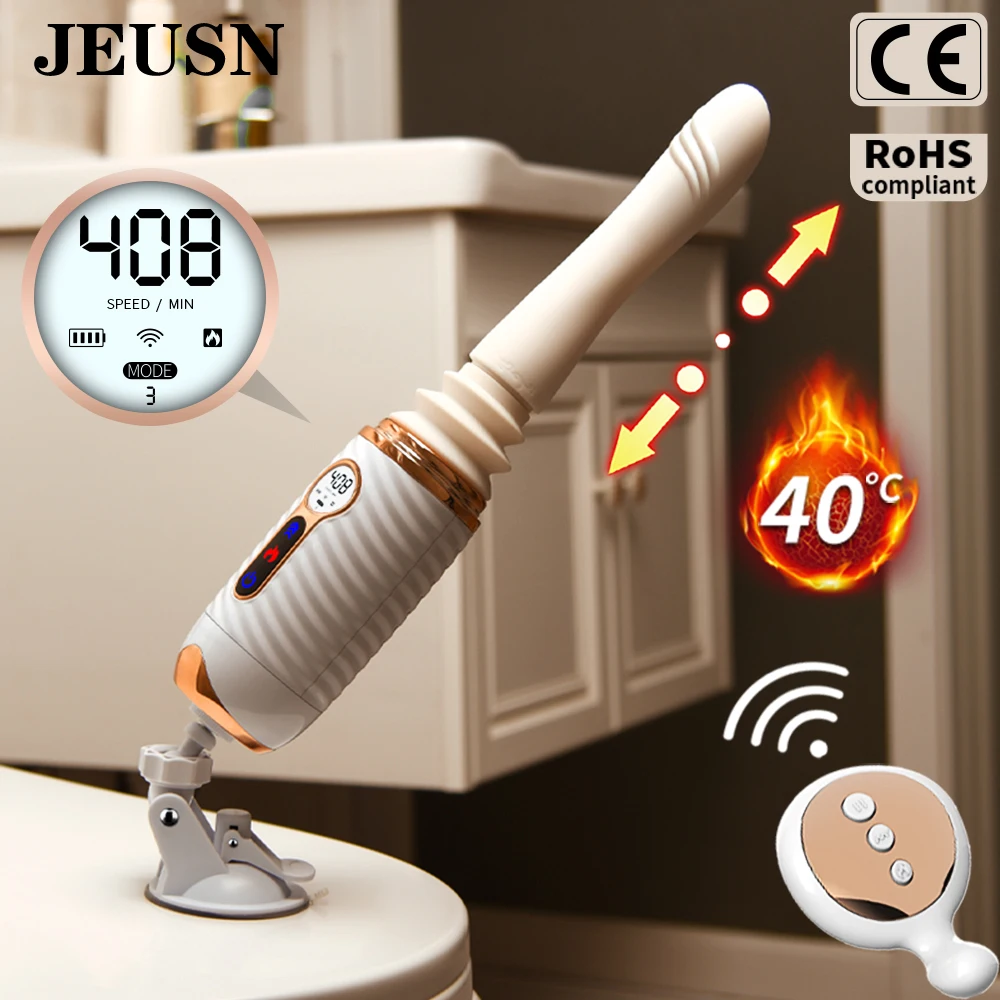 Sex Machines For Women Adults Toy Female Hands-Free Masturbator Wireless Control Quick Dildo Vibrator Gun Automatic Thrusting AA 1