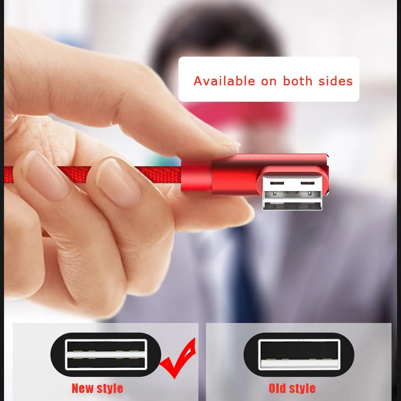2.4A USB Type C кабель для передачи данных нейлоновая оплетка быстрый зарядный Huawei P30 Pro