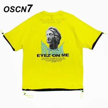 

OSCN7 Graphics Print Men's T-Shirts 2020 Funny Short Sleeve Tshirts Summer Hip Hop Casual Fashion Women Top Tee Streetwear T357