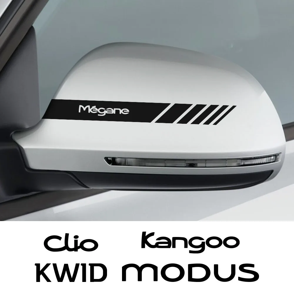Автомобильные наклейки на зеркало заднего вида сделай сам для Renault Megane alalaska Clio