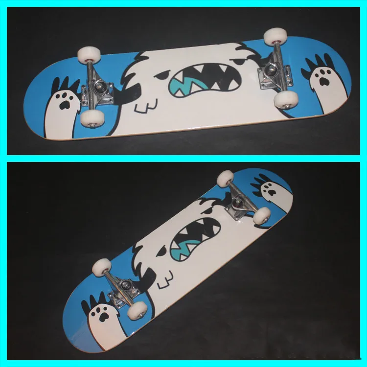 Professional Skateboard Deck Anime 80cm Double Rocker Skateboard Sandpaper  Skateboards for Teens Kids Longboard Mochila Ruedas _ - AliExpress Mobile