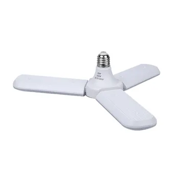 

Creative Led Lamp E27 Led Bulb Ceiling Fan Lampada Led Light Bulb Angle Adjustable 220V Foldable Fan Blade Angle Adjustable Bulb