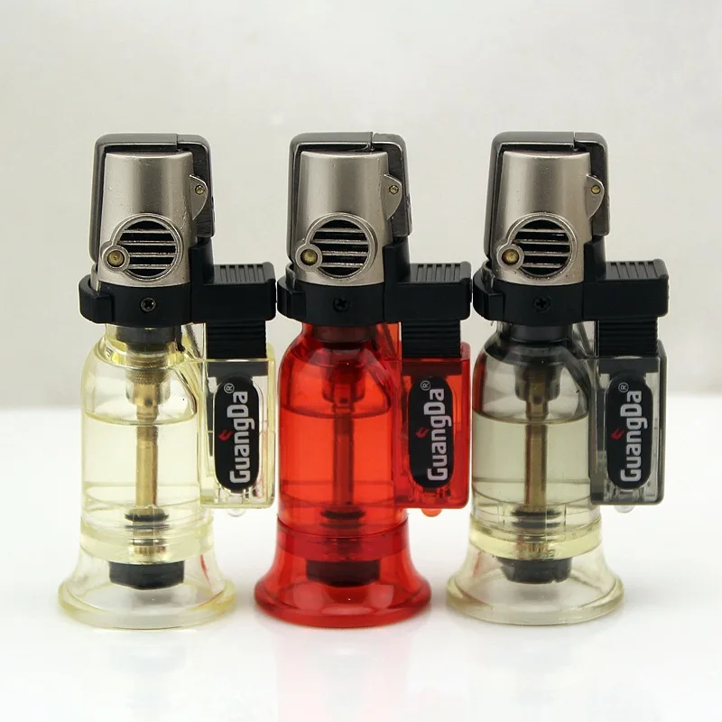 Cigar Cigarettes Lighter Butane Spray Gun Keychain Lighter Jet