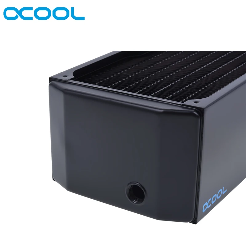Оригинальный Alphacool NexXxoS Monsta G1/4 80 мм толщина 120*3 360 медный радиатор 12 см вентилятор