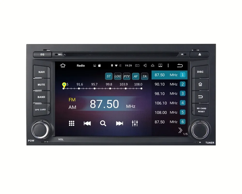 Восьмиядерный автомобильный радиоприемник Android 9 0 DVD плеер с GPS для Seat Leon 2014 2015 2016 4