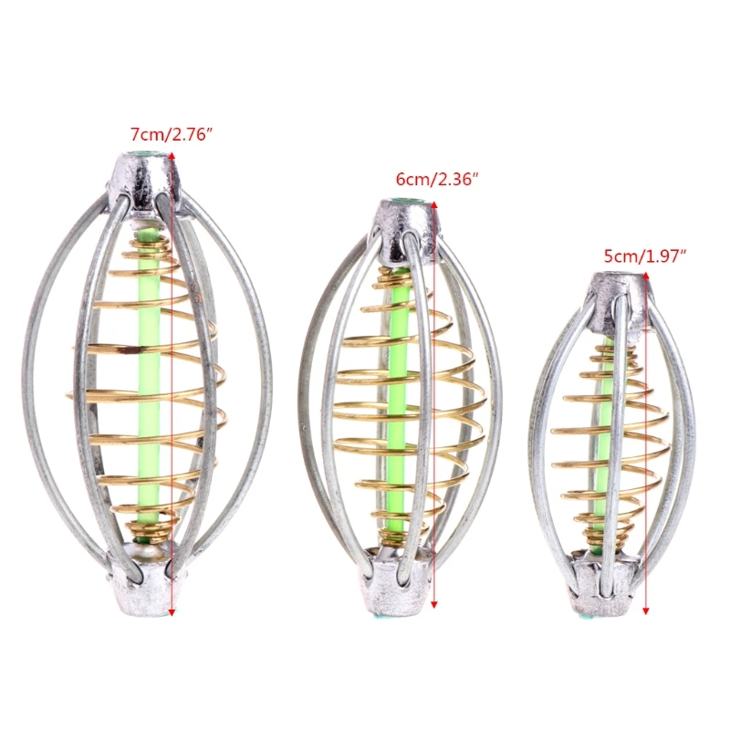 6 методом провода Фидер для карпфишинга Плавание кормушки Весна распределительная Платина 5 см 6 см 7 см Y51D