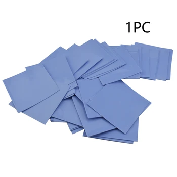 

For Laptop Films Thermal Conductive Heatsink Soft CPU Cooling Accessories Silicone Pad Sheet Reusable Not Cut Blue