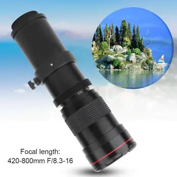 

420-800mm F/8.3-16 Super Manual Telephoto Zoom Lens For SLR Camera Far Distance Photography for Canon for SONY DSLR cameras