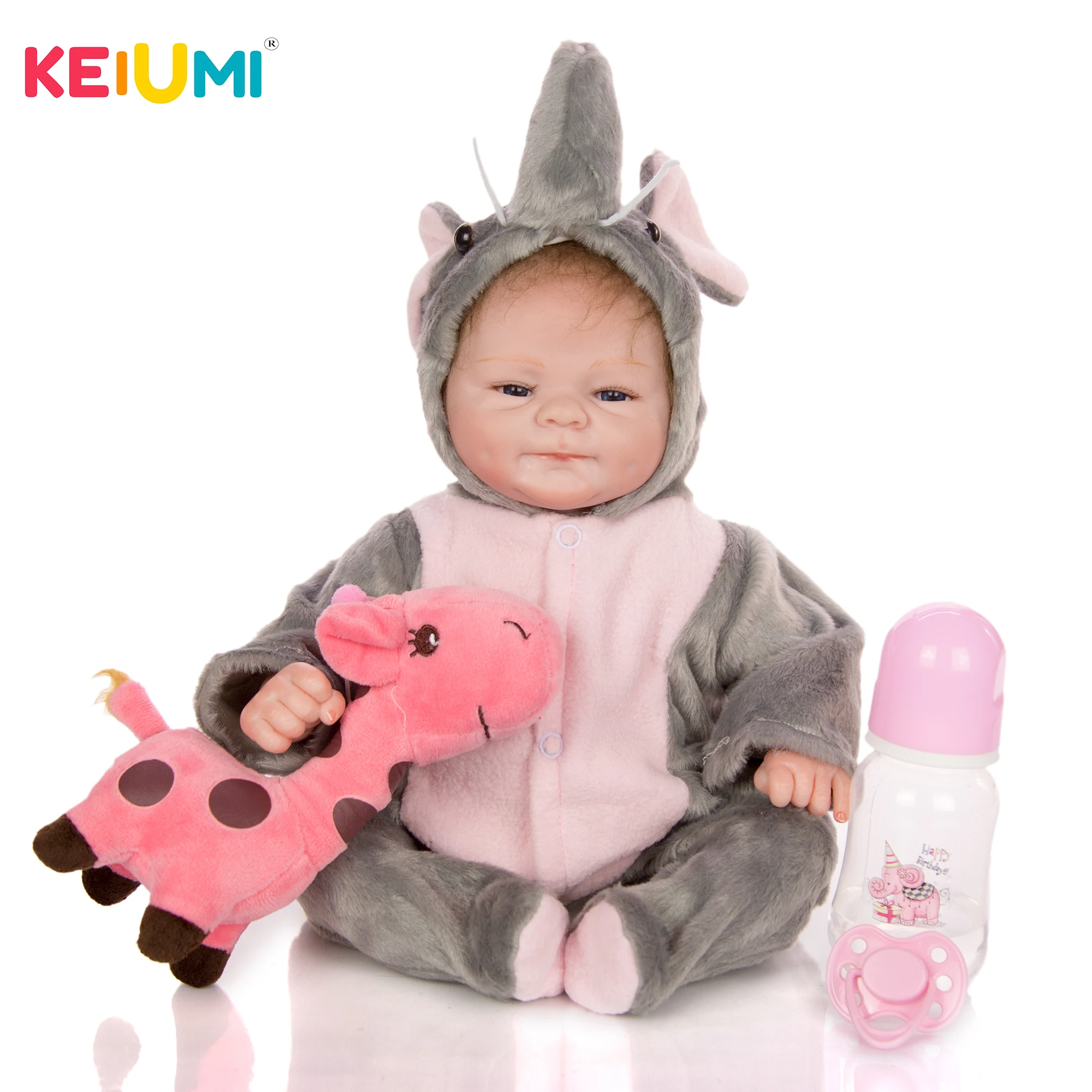 Keiumi Poupee Realiste En Silicone Souple Pour Nouveau Ne Jouet Mignon Et Moche Smile17 Pouces 42 Cm Pour Cadeaux De Noel Aliexpress