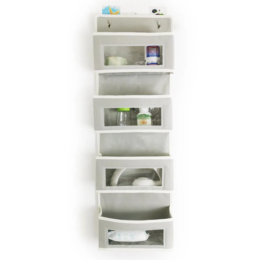 

Multipurpose 4 Layers Kitchen Closet Organizer Hanging Wardrobe Storage PVC Pockets Bag For Underwear Cosmetics Toys Sundries