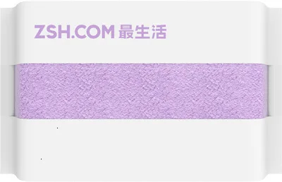 Purple Оригинальное банное полотенце xiaomi ZSH, полотенце для лица, Хлопковое полотенце, антибактериальное, водопоглощающее, супер плотное, не спадает с места - Цвет: Purple