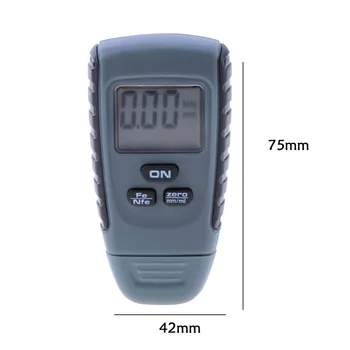 

Car Paint Coating Thickness Gauge Tester Measuring Tool Non-Metal 0-1.25mm