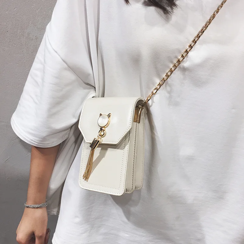 

Mini Bags2019 Origional Cool Tassels Chain Mini Small Bag Graceful Oblique Shoulder Bag Trend