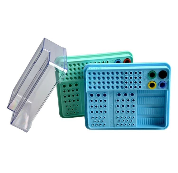 Best Sale Dental 91h Endo Storage & Disinfection Box Case Plastic Burs