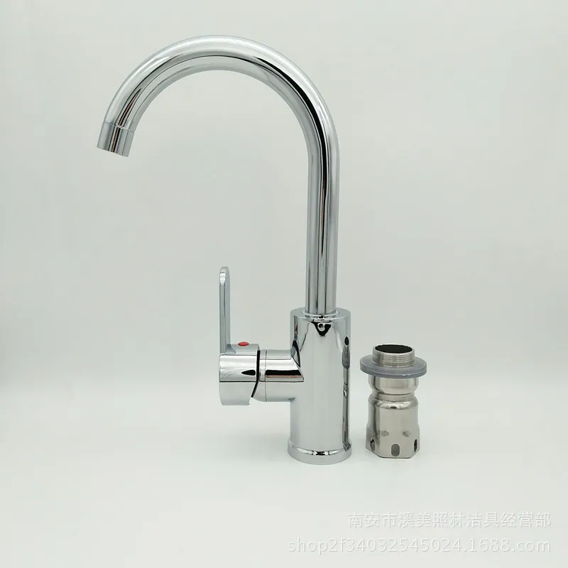 

Special Offer Zinc Alloy Copper Sole Flat T-connector Tap Washing Basin Hot And Cold Sink Faucet Kitchen Mixing Faucet Manufactu